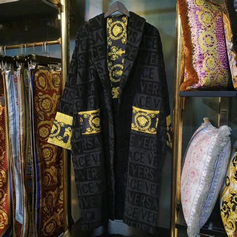 versace slip on replica|Versace knock off robes.